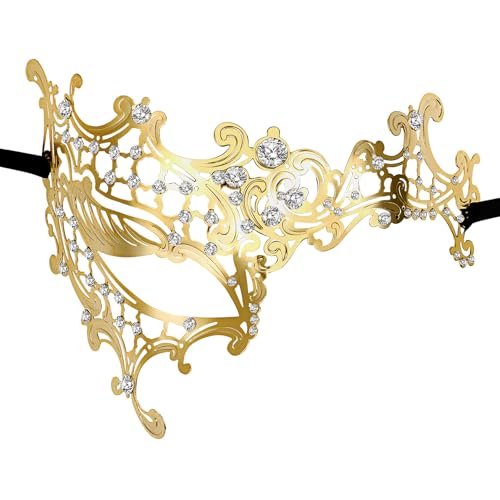 Masque vénitien seul oeil idéal pour mariages et fêtes costumées de prestige