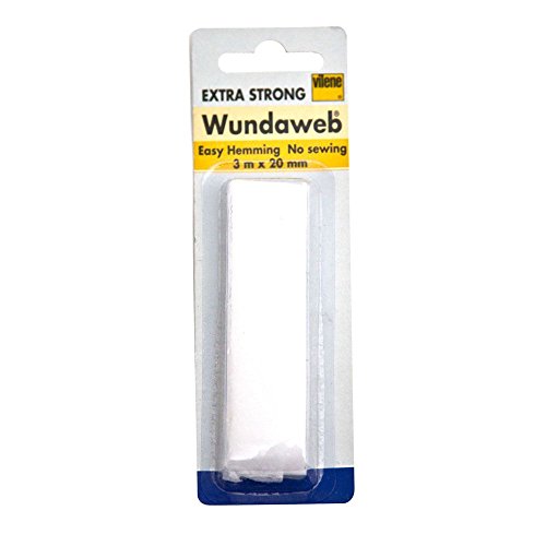 Vilene 2V950 3 m x 20 mm Extra-Strong Wundaweb White
