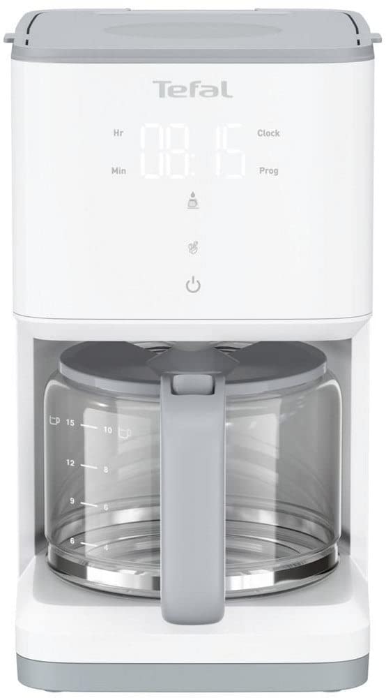Tefal Sense CM693110 - Cafetera eléctrica programable (1000 W), color blanco