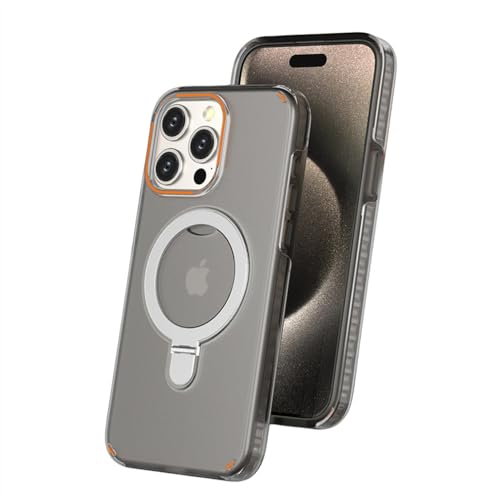 Coque iPhone 15 Plus antichoc noire housse de protection TPU aimantée