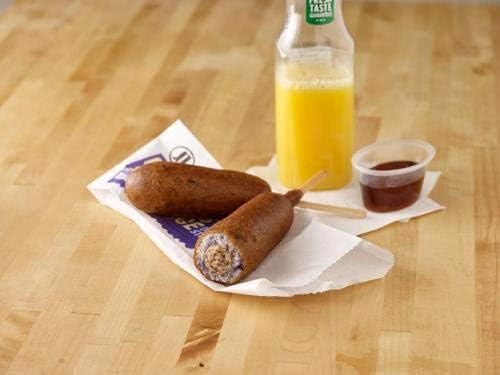 Jimmy Dean Individually Wrapped Fully Cooked Breakfast Stick Blueberry Pancake And Turkey Sausage on a Stick, 2.51 Ounce Pack - 40 per Case