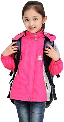 Amazon 子供服 女の子 ウインドブレーカー 学生 ジュニア アウター スタジャン フード付き 薄手 春 防寒 ジャケット 110 160 コート ジャケット 通販