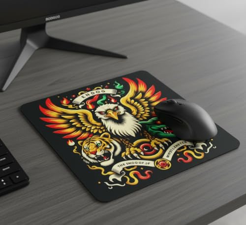Image of Shivor Mouse Pad | Non Slip Rubber Base Stability | Desk Mat with Smooth Cloth Surface | Precision Mouse Control | Compatible with Laptop Computer PC Laser and Optical Mice | Office Study Gaming Use