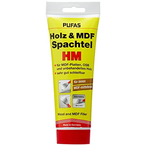 PUFAS 34401000 Holzspachtel Holz und MDF Spachtel, Braun, 400g