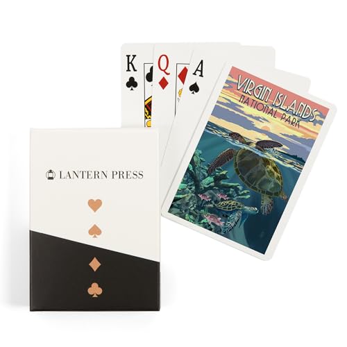 Baraja de cartas Póker Lantern Press 52 piezas
