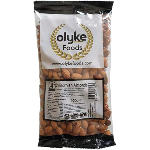 Olyke Whole Californian Almonds, 400g Cover