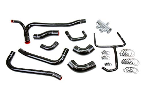 Hps Black 3-Ply Reinforced Silicone Radiator Coolant Hose Kit 57-2069-Blk #TOP22