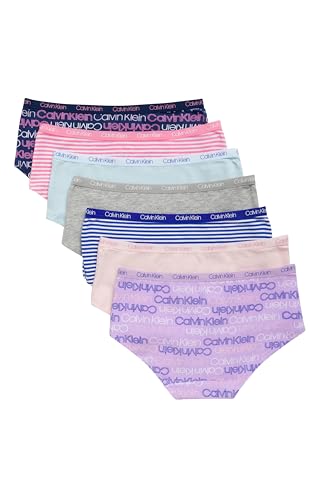 Calvin Klein girls Cotton Hipster Underwear 7-pack