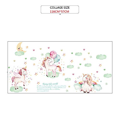 Decorazione Principessa Sognante Unicorno Camera