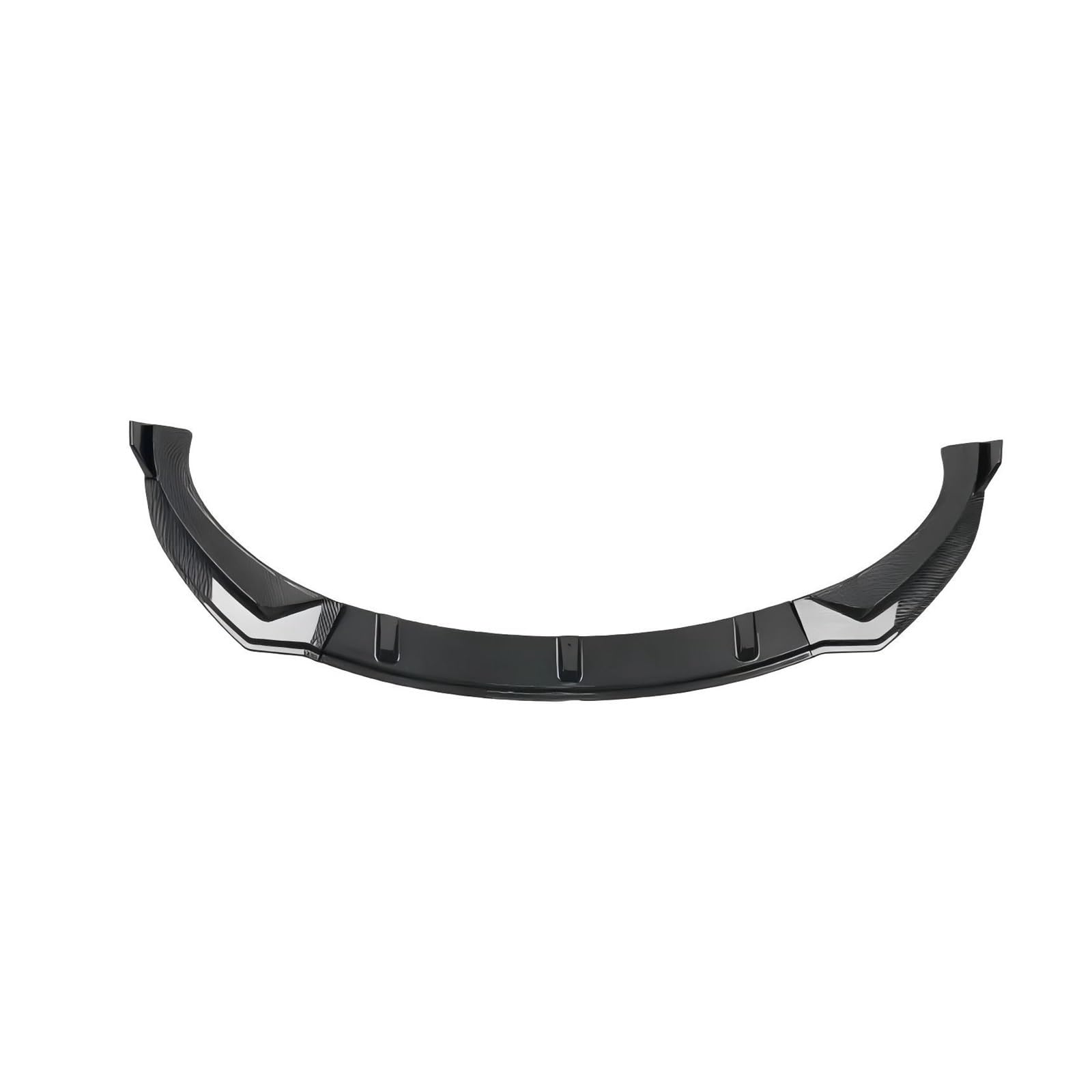 Alerón de parachoques delantero divisor Tesla Model 3 2024 2025 de fibra carbono brillante 5