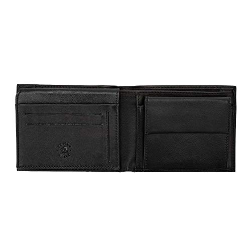 Portefeuille Norton en cuir Nappa noir pour homme accessoire de maroquinerie chic