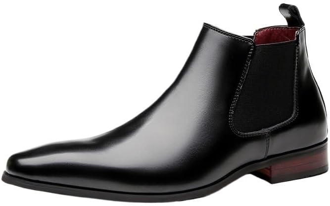 Men's Oxfords Shoes Casual Dress Boots Shoe Formal Fashion With Comfortable Padded Heel Collar for Men