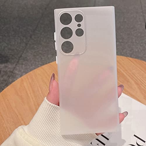 Coque ultra fine mate blanche pour Samsung Note 20 et A52 - Revêtement souple anti-traces