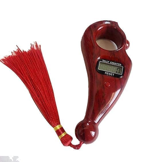 Digital Tally Counter with Red Tassel – Manual Hand Counter with Reset Button, Durable Red Finish Clicker for Events, Sports, Inventory & Crowd Counting Instructions (pack of 1)-image-45