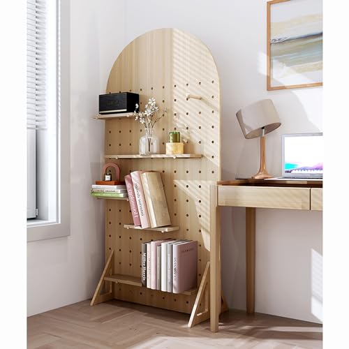 Generico Pannello Forato per Attrezzi da Garage, Porta Punte da Trapano, Set di Chiavi, Supporti, Pannelli forati, Pannello Forato Mobile con rotelle, Organizer in Legno, Kit Pannello Forato per casa