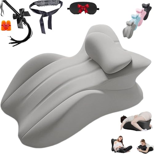 27 Degree Couples Pillow for Intimacy & Cuddling - Memory Foam Wedge Pillow for Better Sleep & Pain...