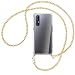 Produktbild mtb more energy® Handykette kompatibel mit Oppo Find X2 Neo (6.5'') - Metallkette (Gold) - Smartphone Hülle zum Umhängen - Anti Shock Full TPU Case