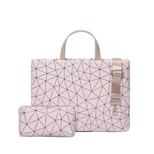 LANTIAN Laptop Bag Men and Women Waterproof Pu Leather Laptop Bag Shoulder Portable Laptop Bag 12 13.3 14 15 15.4 15.6 Inches