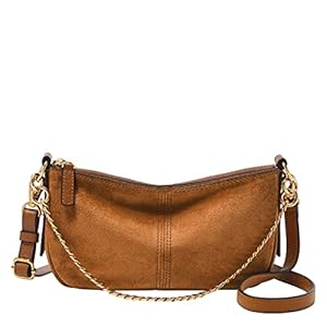 Fossil Women’s Jolie Leather Small Shoulder Bag Purse Handbag for Women