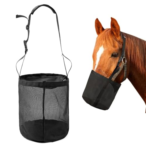 Heunetz für Pferde, Futtertrog Pferd, FutterschüSsel Pferd, Heuraufe Horses, Hay Box, Heunetz, Heusack für Pferde, Heutasche Ponys, Geeignet BauernhöFe、PferdestäLle、Reitzentrum、TäGliche FüTterung