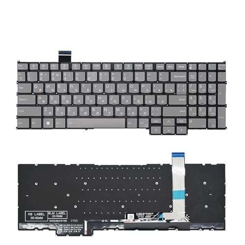 Thinkbook 16 Gen 6 2023 +16p G4 IRH IRL G5+ G6 IRL/ABP + IMH�p�p��m�[�g�p�\�R���L�[�{�[�h(RU Grey Backligh)