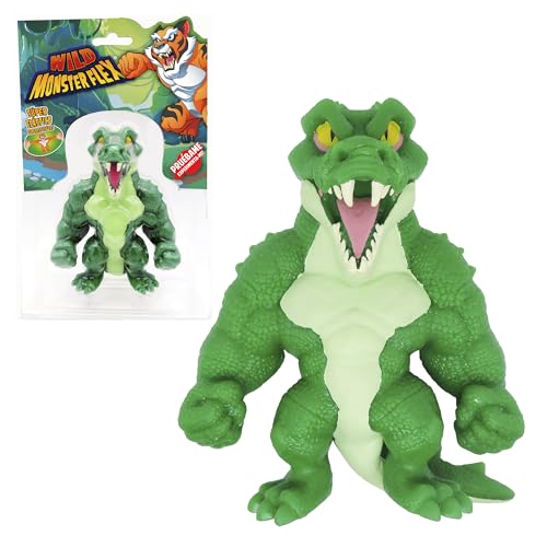 Bizak Monsterflex Classic Animales - Wild Monster Krock, Muñeco Súper Extensible y Elástico, 25 cm, 14 para Coleccionar, para Fans Coleccionistas y Niños Desde 4 Años (64390011-5)
