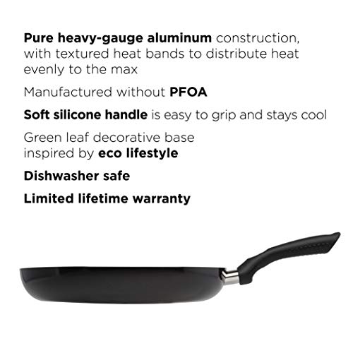 Ecolution Artistry Non-Stick Cookware, 12.5" Large, Black #TOP2