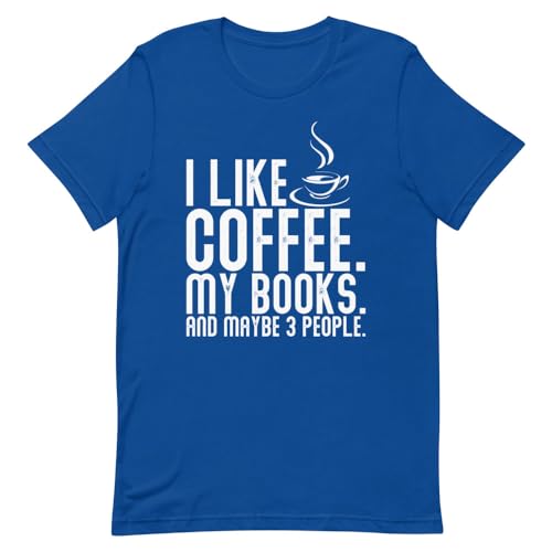 T-shirt humour bibliomania pour exprimer votre amour des livres et du café