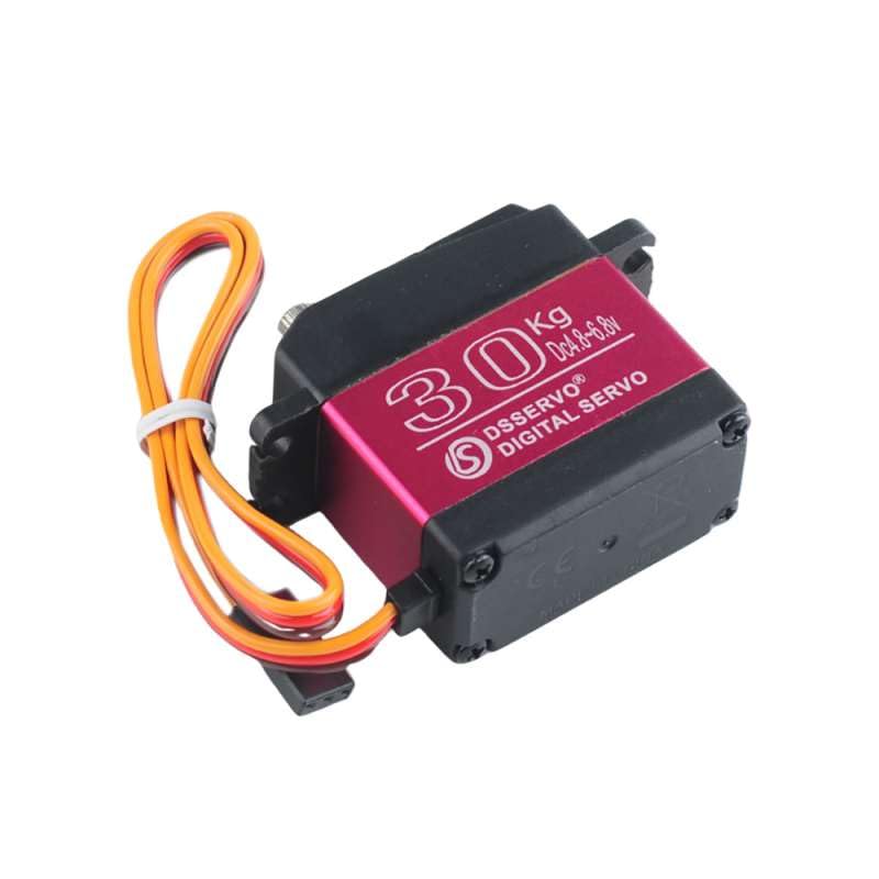 Stemedu 2PCS Upgraded 30KG Digital Servo Motor: 38kg.cm Torque, 0.09 sec/60° at 6.8V, High-Speed Steering for 1:10 & 1:8 RC Airplane Models, 180°