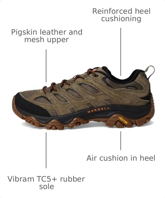 Image of Merrell Men's Moab 3 Waterproof Boots
