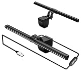 SOONCOR Lampe pour Écran d’Ordinateur Barre Lumineuse à LED dont la Luminosité et la Teinte Réglable avec Lumière de Couleurs Températures Soins Oculaires pour Travail de Bureau