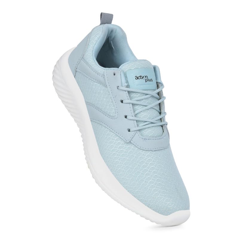 action Women’s Ultra-Light Lace-Up Sports Shoes | Breathable Mesh Casual Sneakers | Soft Cushioned Anti-Skid Sole | Stylish Comfort Footwear for Ladies-picture-1