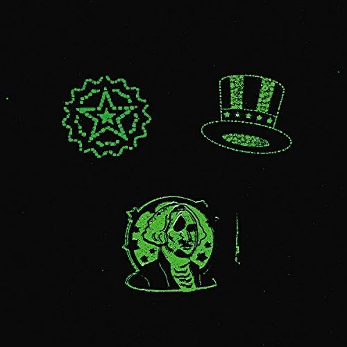 Fun Express Fourth of July Patriotic Glow In The Dark Tattoos - 72 Pieces