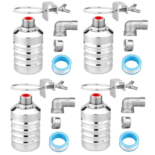 Válvula flotador de nivel de agua en acero inoxidable para destilador y acuarios 2