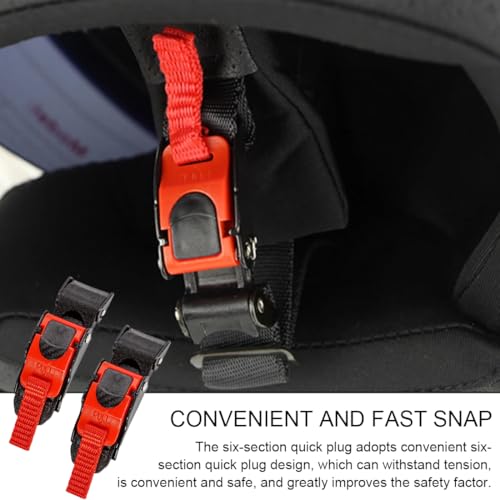 WBZOWRB 2 Stück Verstellbare Helmschnalle, fahrradhelm verschluss,Schnellverschluss-Helmschnalle, Helm-Clip-Schnalle, um stabil zu bleiben, Clip-Verschluss,fahrradhelm ersatzteile