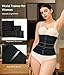 LODAY Segmented Waist Trainer for Women Corset Shapewear Waist Cincher Tummy Control Faja Body Shaper(Black,Medium)