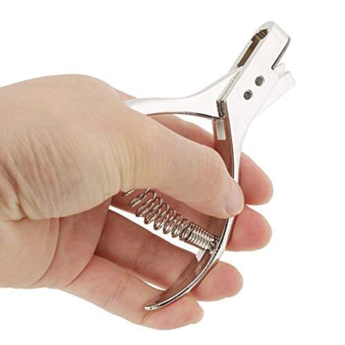 Jadeshay Alicates de Costura de Diseñador,45N Patrón Notcher Herramienta de Marcado de Patrones Alicates de Costura de Prendas para Cuero,Ropa,Papel,Artesanía,Etc