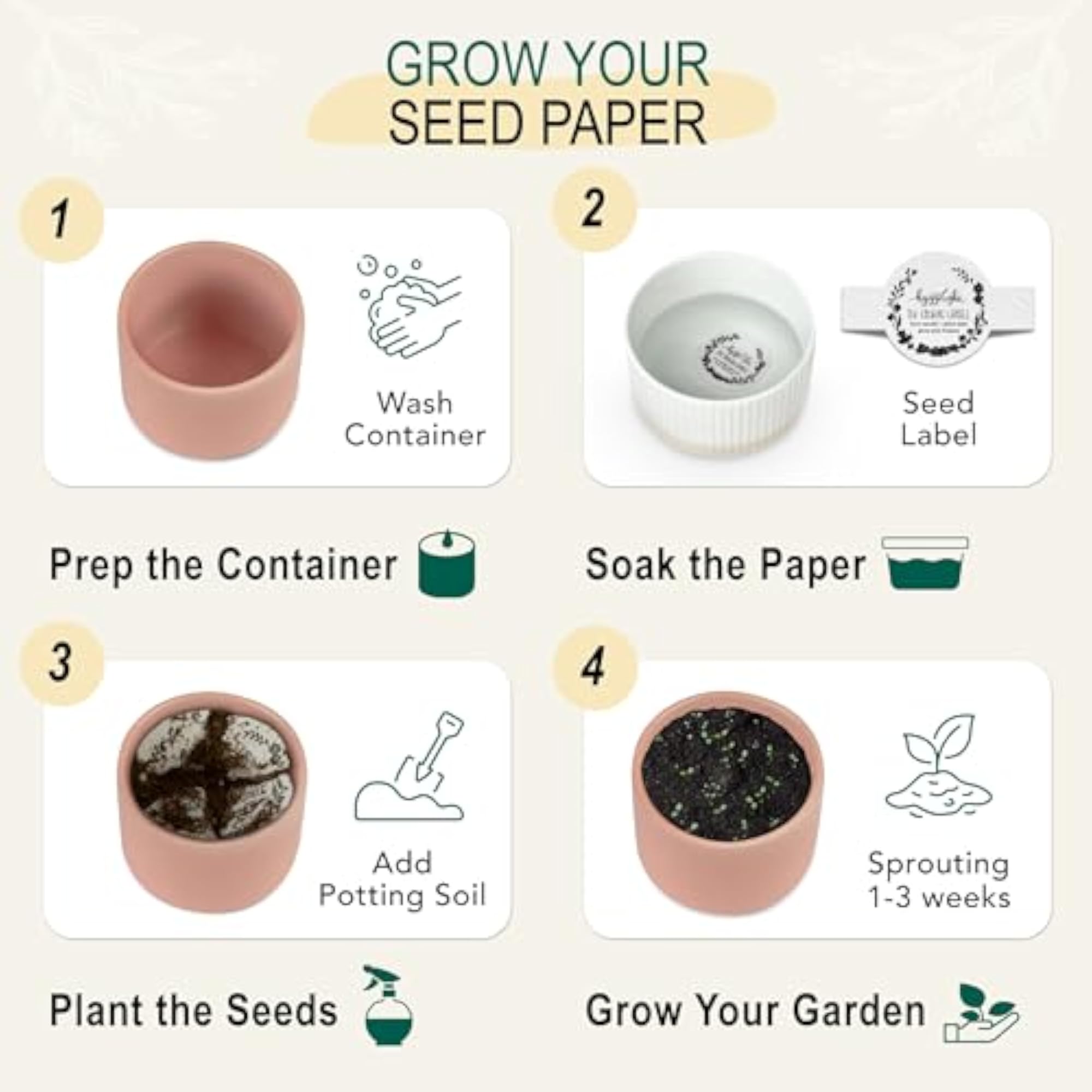 The Growing Candle, Rosemary & Sage Scent