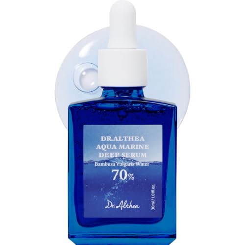 Dr.Althea Aqua Marine Deep Serum | Idratazione istantanea e lenitivo siero viso per tutti i tipi di pelle | Cura della pelle vegana coreana, 30 ml