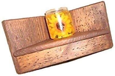 Wooden Corner Shelf Hidden Compartment