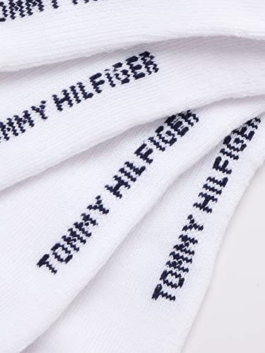 Tommy Hilfiger Men's Athletic Socks - Cushion No Show Socks (12 Pack), Size 7-12, Pure White #TOP3