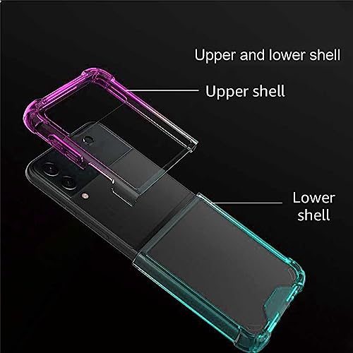 Coque transparente pour Galaxy ZFlip 4 anti rayure - 4