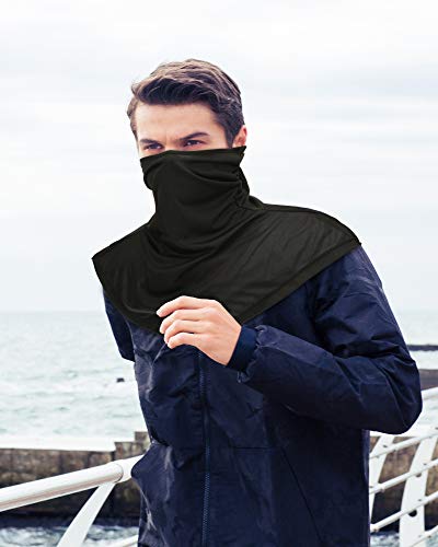 Image of SATINIOR 3 Piece Balaclava Face Cover Sun Protection Neck Cover Summer Balaclava for Men Women Outdoor Sports UV Protector