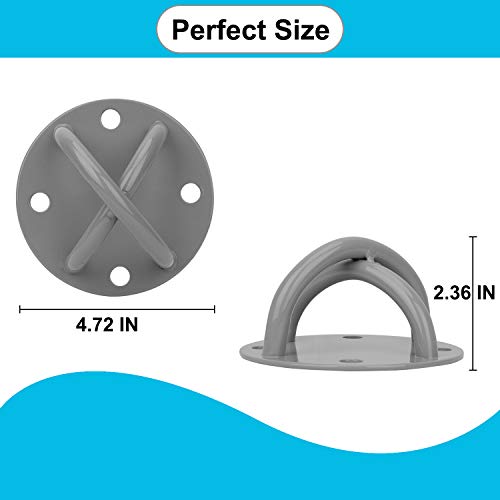2-Packs-4-Holes-Yoga-Ceiling-Anchor-Hooks-Wall-Ceiling-Mount-Bracket-for-Suspension-Straps-Indoor-or-Outdoor-Suspension-Trainer-Body-Weight-Strength-Training-Systems
