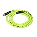 Flexzilla Swivel Whip Air Hose, 1/2 in. x 8 ft. (3/8 in. MNPT Swivel x 3/8 in. MNPT Ends), Heavy Duty, Lightweight, Hybrid, ZillaGreen - HFZ1208YW3S