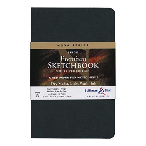 Stillman Birn NOVA Beige Softcover Portrait 5.5 x 8.5 Inch 150 GSM 46 Sheets (B08P3NKR1Z) Amazon Price History, Amazon Price Tracker