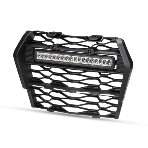 KIWI MASTER Front Grill with LED Lights for 2020-2026 Kawasaki Teryx KRX 1000 Accessories Mesh Grille LED Accent Lights