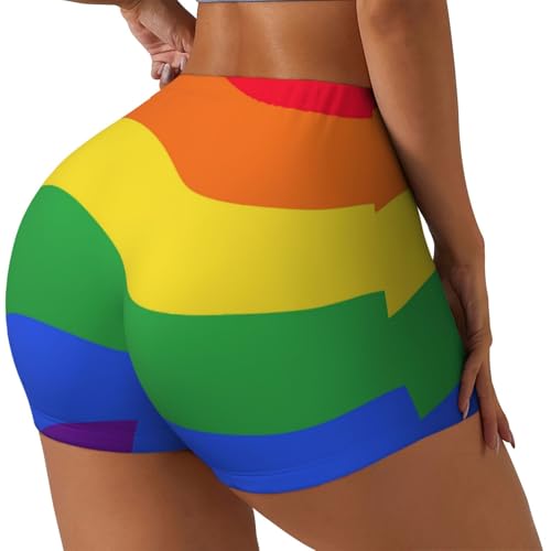 Women Girls Stretchy Workout Shorts for Jogging Yoga 2025 Biker Shorts2