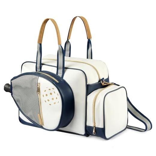 Elegant Net & Style Pickleball Tote Bag