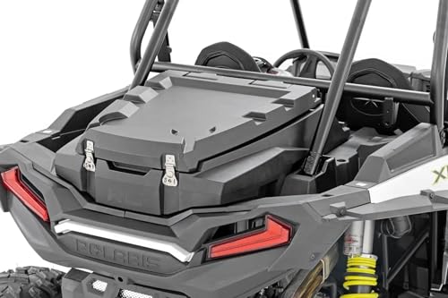 Rough Country Rear Bed Cargo Box for Polaris RZR XP 1000 - Fits 2/4 Seater, 27 GAL, Waterproof, UV & Scratch Resistant, Lockable